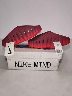 Nike Gradient Burgundy to Red Slip-On Slides